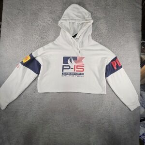 Polo Ralph Lauren P-15 Offshore Sailing Team  Series Womens XL Crop Hoodie READ!